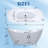 67" Acrylic Freestanding Tub with Chrome Overflow and Drain, cUPC Certified