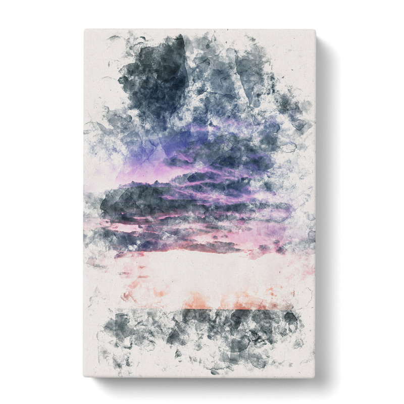 Lightning In The Caribbean - Wrapped Canvas Painting, 76cm H x 50cm W x 3cm D