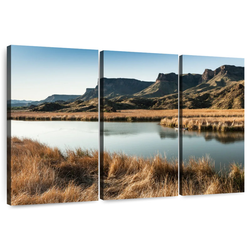 Alvord Lake Havasu Fishing, 28" H x 45" W