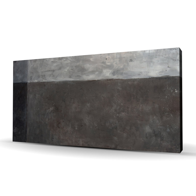 Shades of Grey - Shapes Man Cave Canvas for Home Decor