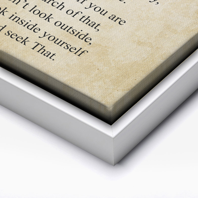 Rumi Poem, Canvas, White Framed, 08"H x 10"W