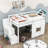 Jadi Twin Wooden Loft Bed with Staircase-1373280359