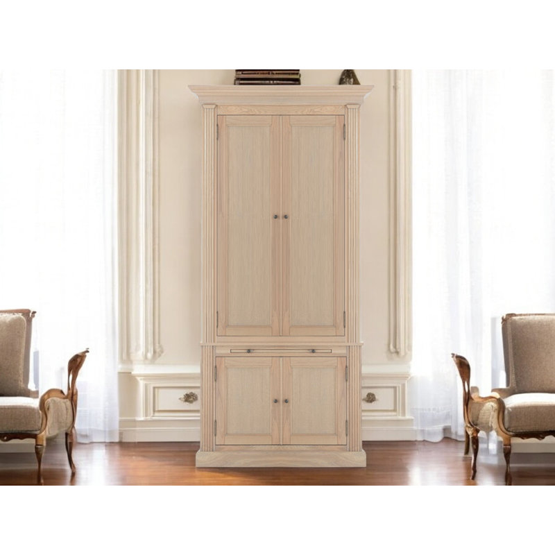Elchin 609.6cm H x 254cm W Library Bookcase