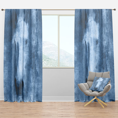 Farmhouse Horse II - Animals Curtain - Velvet Room darkening - 1 panel