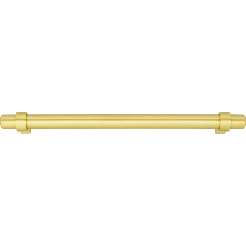 Key Grande Bar Pull, Brushed Gold, 8 13/16"
