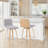 Fowey Biance Modern Swivel Counter Height or Bar Height Stool with Upholstered Seat and Wood Frame-381908575-381908572-381908573
