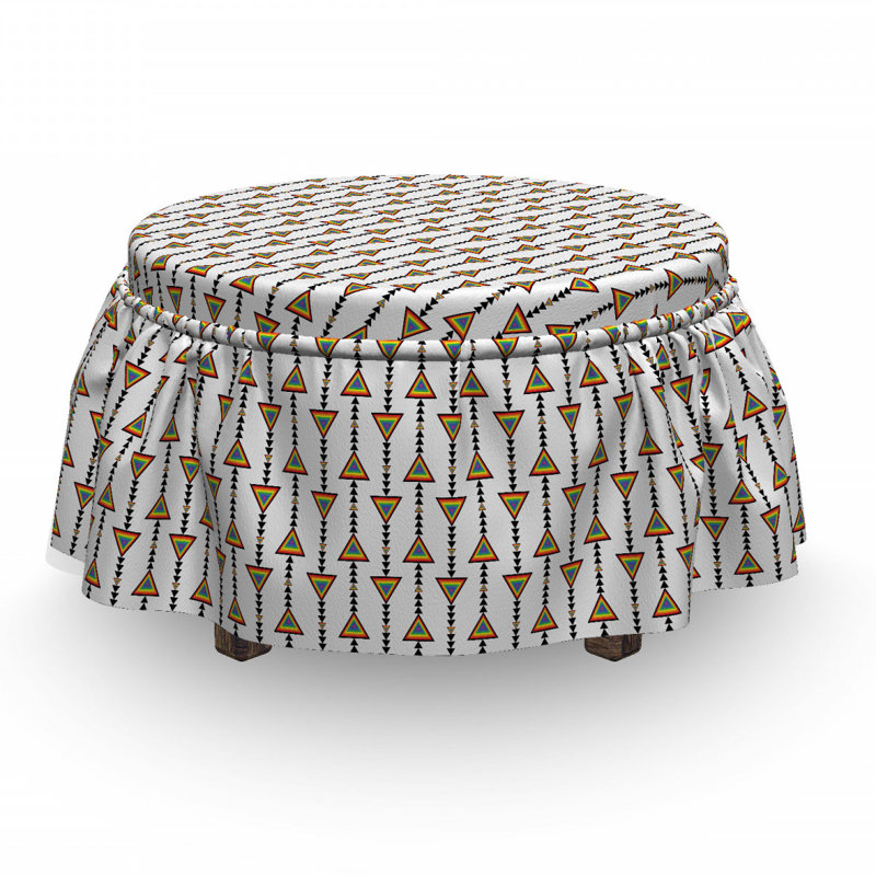 Box Cushion Ottoman Slipcover