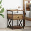 40cm W Manufactured Wood Bedside Table-484718663