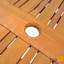 Sun Flair 4 - Person Wood Patio Dining Set with Oval Table