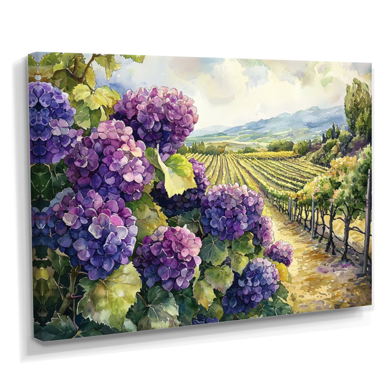 Jackquelin - Floral Wall Art, H 30 po x l 40 po, Toile tendue, Ne s’applique pas