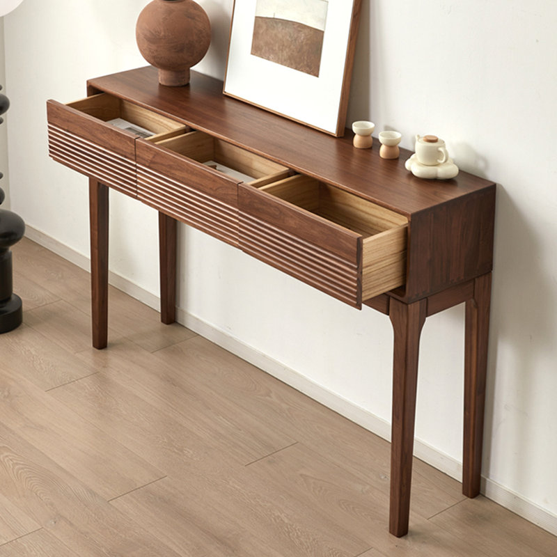 American modern simple console table, 35.4" H 47.2" W x 12.6" D