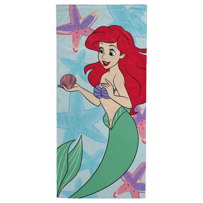 Disney The Little Mermaid - Shell-abrate 100% Cotton Beach Towel