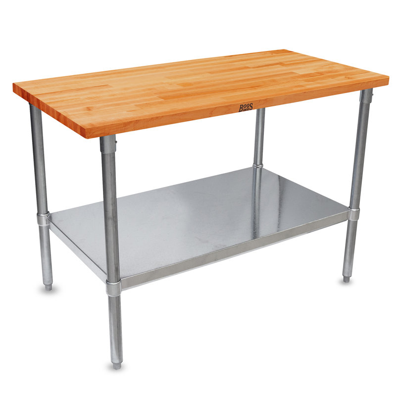 24"W x 48"D Wood Workbench Top