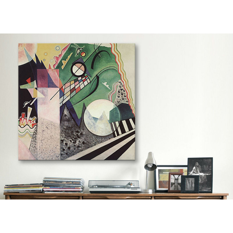 "Composition" par Wassily Kandinsky, reproduction d'art sur toile, H 12 po x l 12 po x P 0,75 po, Toile tendue, Pas de tapis