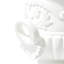Pot de fleurs d'extérieur classique à piédestal romain classique - blanc