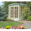 Hampton 8 x 8 Ft Shiplap Corner Summer House-337830949
