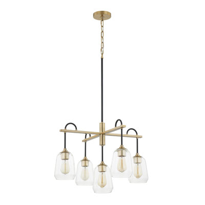 Lustre linéaire moderne à 5 lumières Arvika