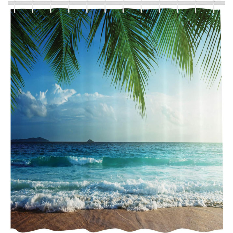 Rideau de douche Tropical Island