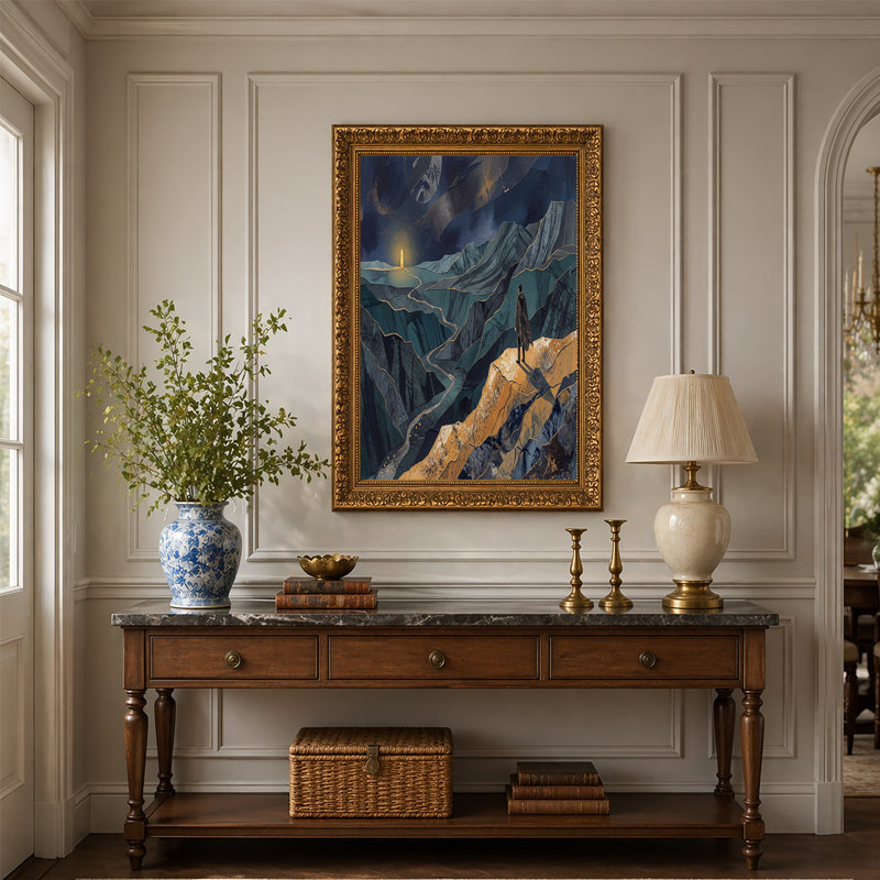 Art mural sur toile Cloake, H 18 po x l 24 po