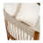 Acacia Wood Outdoor Club Chair with Handwoven Rope Accents & Curved Backrest-1502197104-1502197107
