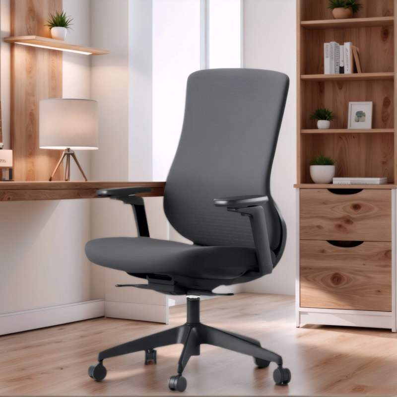 Mesh Back Office Task Chair, Black, Black