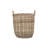 Wicker Rattan Lined Log Basket-108183989