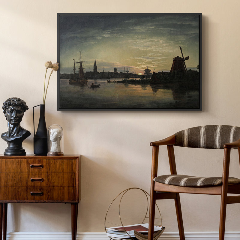 «Vintage Nautical Print-CC III» sur, Noir, H 25 po x l 37 po