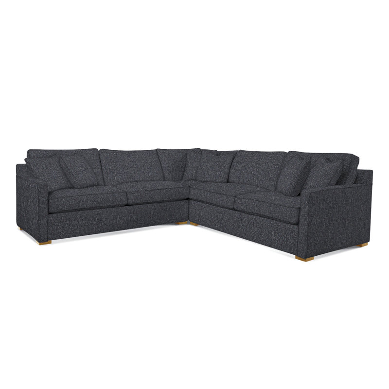Brentwood Sectional, Honey, Brown Geometric, 0456-33