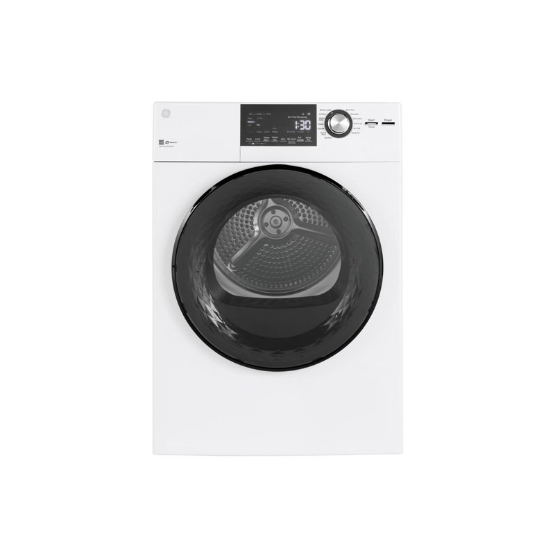 Sécheuse électrique empilable de 4,1 pi ³ avec porte réversible en blanc