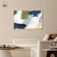 Art Remedy, bloc de couleurs abstrait sur toile texturée, verts II-111131579-111131588