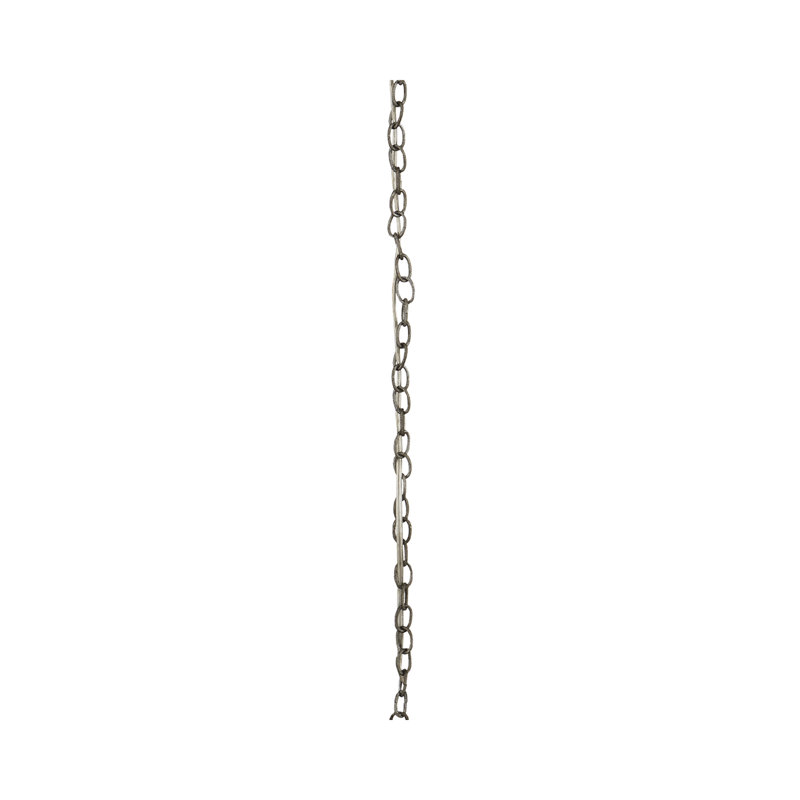 3' Painted Contemporary Gold Chain, 36" H x 0.25" W x 0.25" D, Whitewashed Driftwood