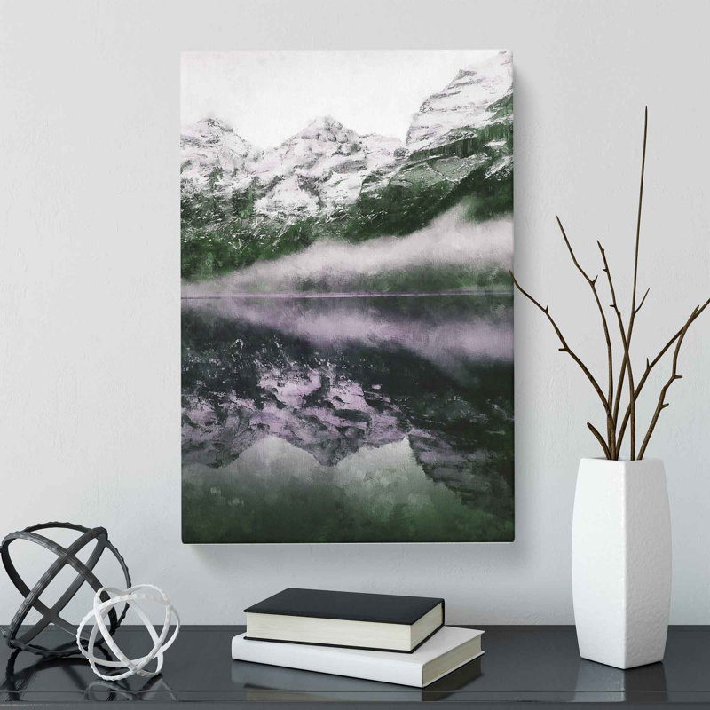 Oeschinen Lake In Switzerland - Wrapped Canvas Print, 91cm H x 60cm W x 3cm D