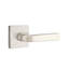 Sion Flat Passage (Hall & Closet) Door Lever with Square Rosette-581785696-581785697
