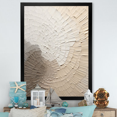 Minimaliste gracieux, art discret beige - Art mural minimaliste