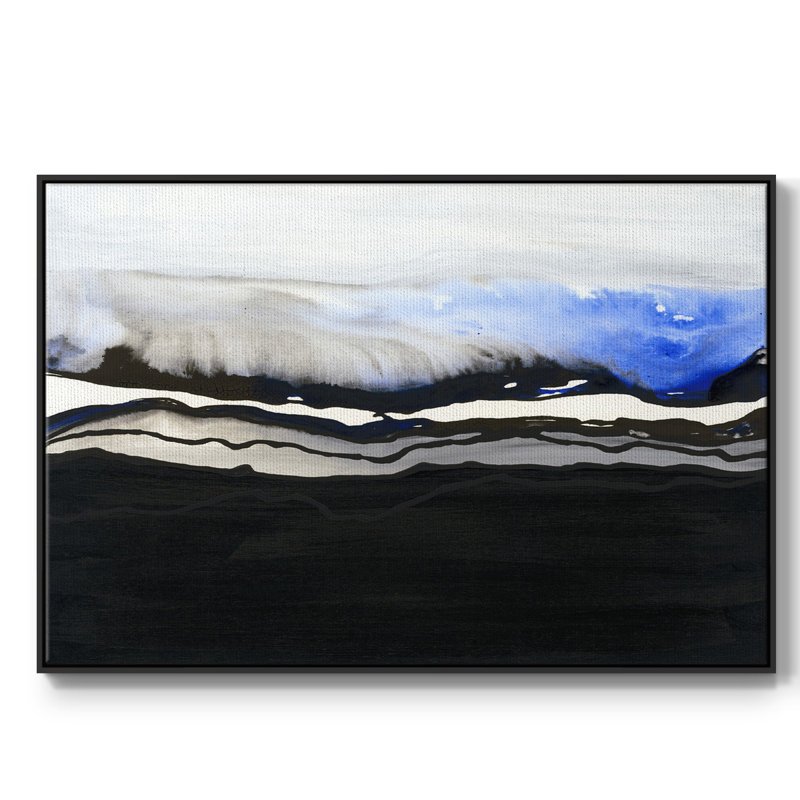 " It's About Time VII ", 27" H x 41" W x 2" D, Black