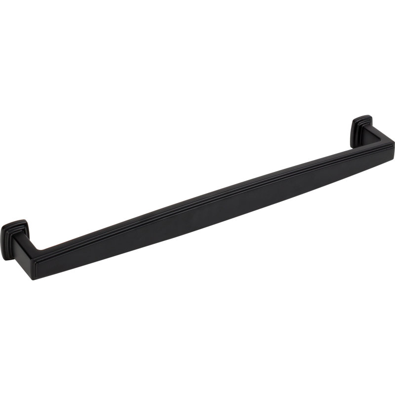 Matte Black 18" Modern Appliance Pull with Mounting Hardware