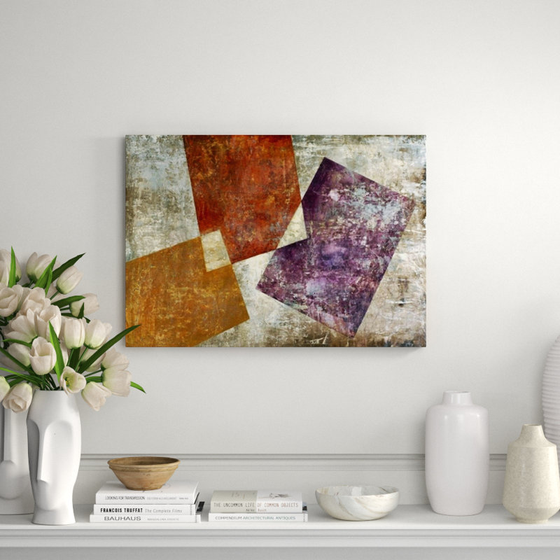 Patchwork II Print by Alexys Henry, 24" H x 34" W x 1.5" D, Knife Gel