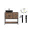 Meuble-lavabo simple 36 po avec lavabo sur pied Farmhouse-1750075835