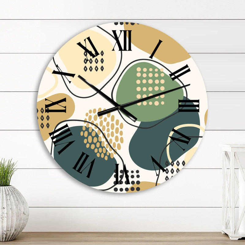 Horloge ronde en métal «The Almost Secret Of The Universal Light», Petit