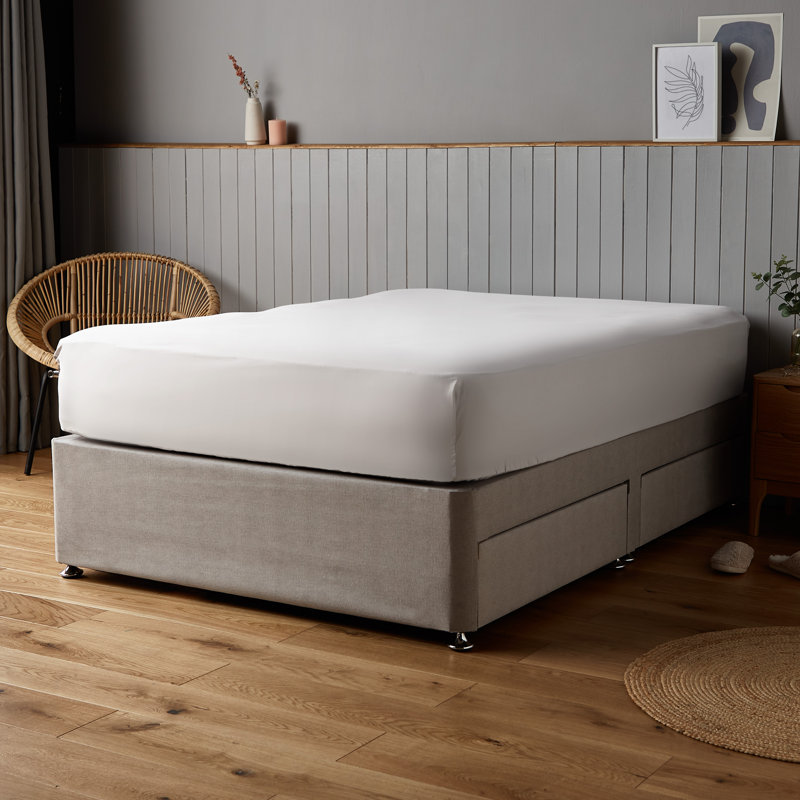 Silentnight Supersoft Fitted Sheet, White, Kingsize (5')