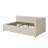 Modern Style Twin Size L Shape Corner Bed, Linen Upholstered Daybed with Two Storage Drawers-1899296015