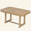 Ensemble de table de salle à manger 6 pièces en bois d'hévéa avec placage en bois massif et coussin moelleux-2079720600-2079720603-2079720605-2079720606