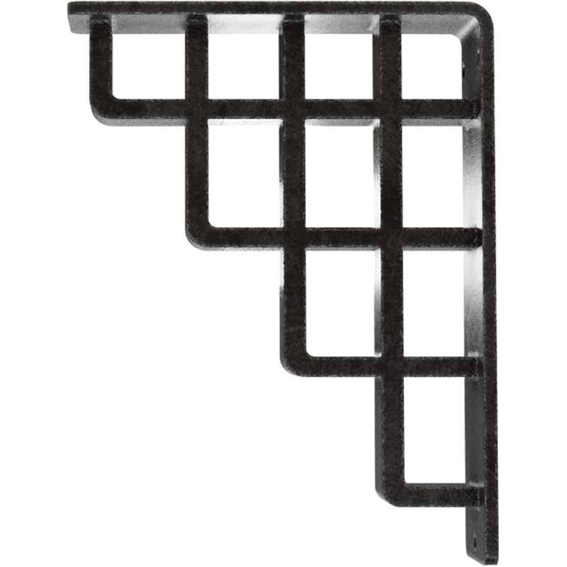 Support en fer forgé Diane, Argent antique, H 8 po x l 2 po x P 5,5 po