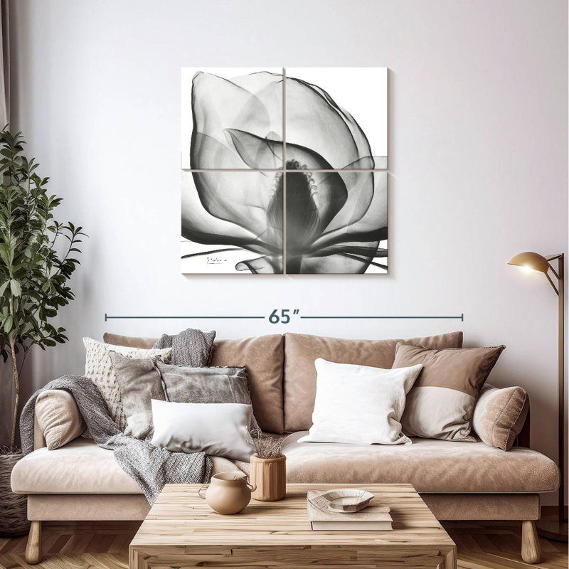 Gray Magnolia, 38" H x 38" W