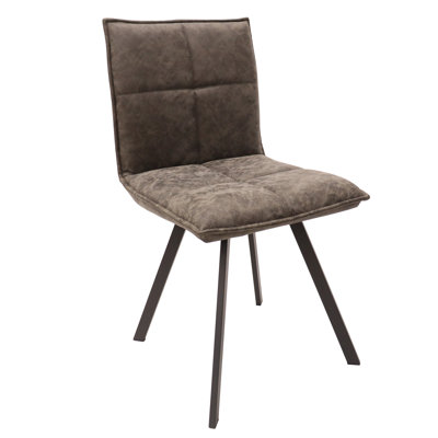 Dedham Upholstered in Faux Leather Dining Side Chair -  Corrigan StudioÂ®, 37ED5E0C46F74606985BB8BD6CF2DB44