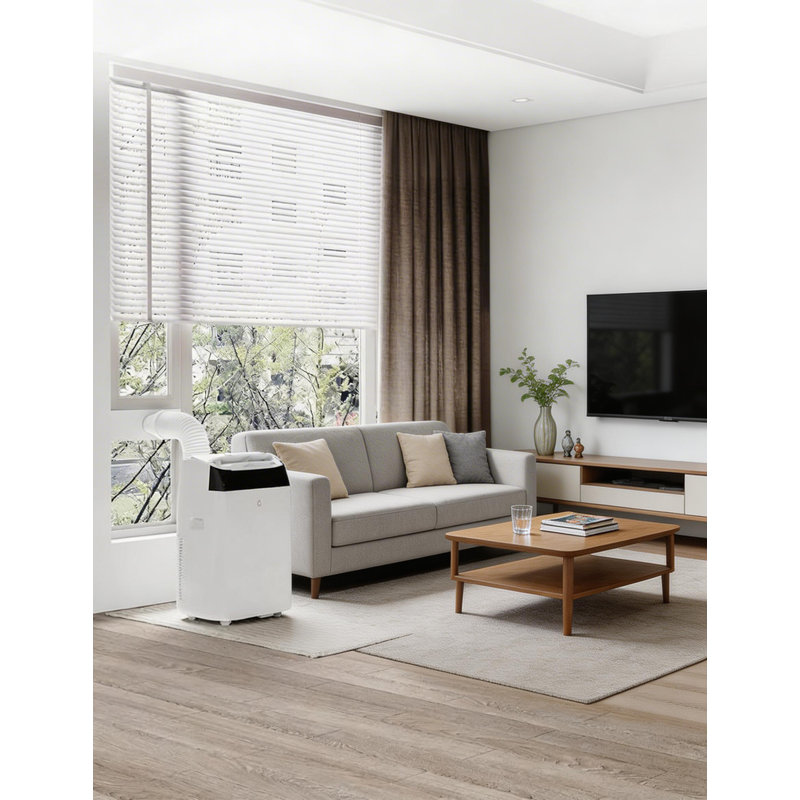 Unité de climatisation 12 000 BTU 3 en 1, avec déshumidificateur et ventilateur, Noir