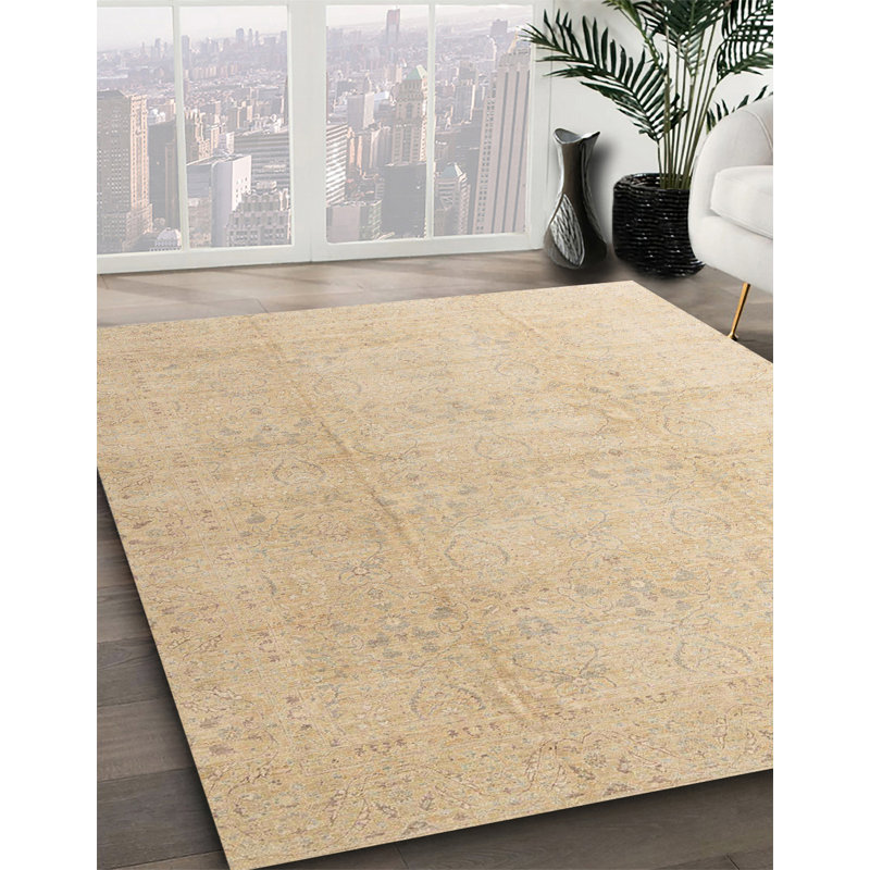 Tapis abstrait moderne 4176, Carré 5 pi