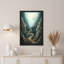 Art mural sur toile Winding Cliffside Path to Distant-133063943