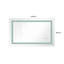 Miroir de salle de bain à DEL avec rétroéclairage avant et arrière-106813501