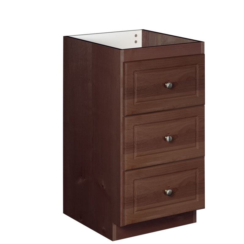 Armoire l 18" x h 34,5" Lysette, Aulne foncé